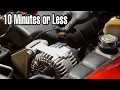 How To Replace a corvette Alternator in 10 minutes c6 Grand Sport