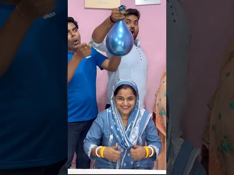 Water Balloon cutting 😂 | wait for end 😜 #shorts