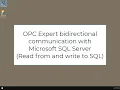 OPC Expert SQL Bidirectional