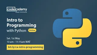 Intro to programming with Python Codecademy Abuja Meetup