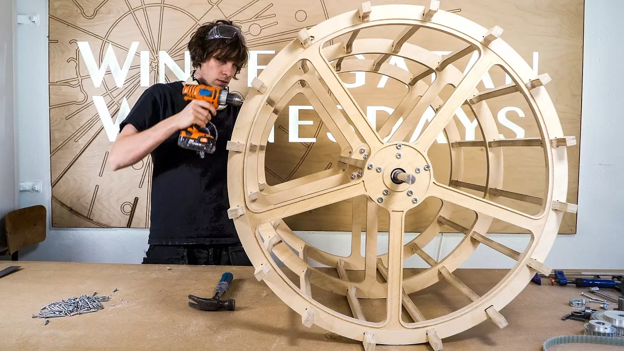Programming Wheel Skeleton - Marble Machine X #19