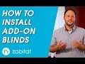 How to Install ODL Add-On Blinds for Raised Framed Doors