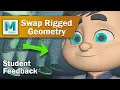 Ngskintools Maya - Transfer skin weights New geometry old rig