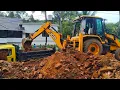 JCB 3DX Clearing Loading Building Waste Powerful Construction Site Cleanup BackhoeMaster
