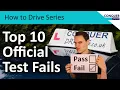 Top 10 reasons for failing the driving test in the UK