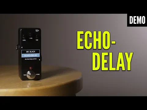 New Pedals: Mr. Black - Mini Echo-Delay | Delicious Audio