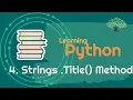 String title in Python