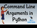 34 Command Line Arguments in Python