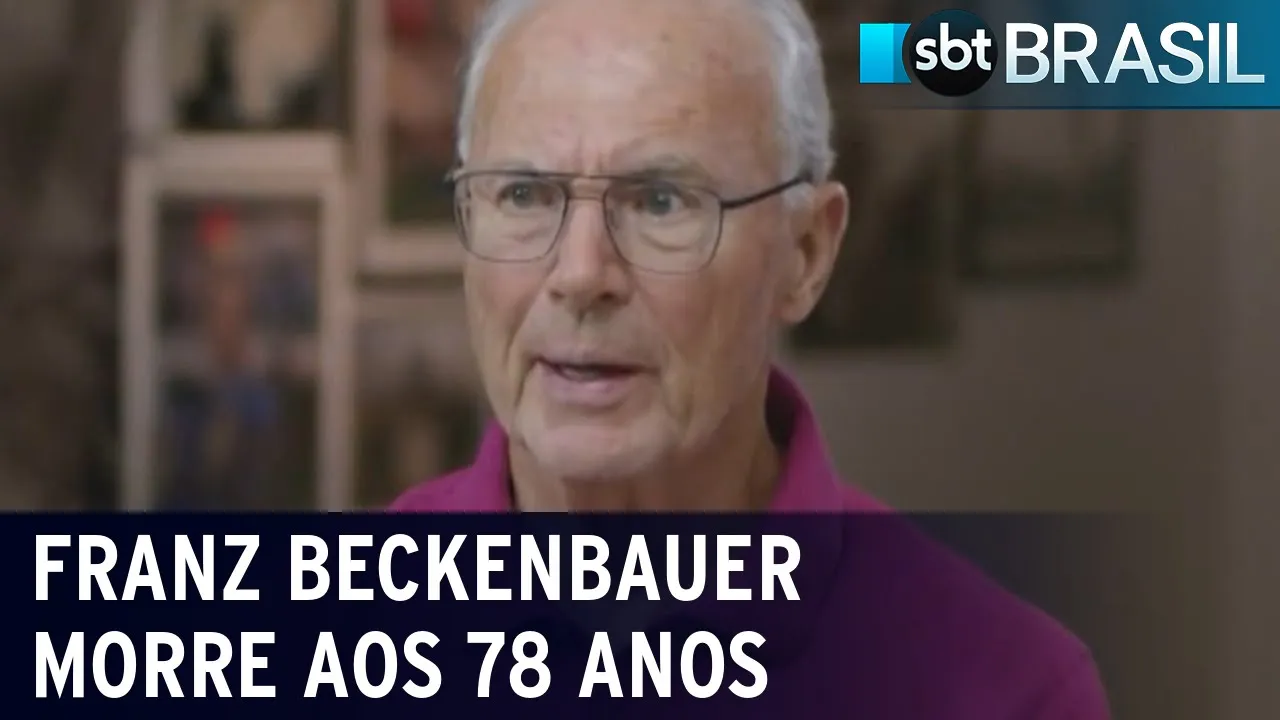 Ex-treinador Franz Beckenbauer morre aos 78 anos | SBT Brasil (08/01/24)