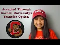 Receiving a Transfer Option from Cornell University