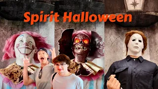 We Were Not Ready For The Spirit Halloween Store | Walkthrough | Animatronics & Costumes 