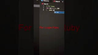 Ruby Loops For Loop Ruby