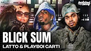 the making of latto u0026 playboi cartis blick sum w kid hazel behind the beat