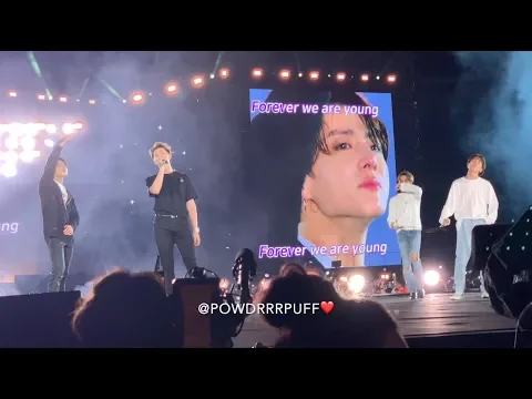 Download MP3 190602 - YOUNG FOREVER + BTS REACTION MENT - BTS 방탄소년단 - Speak Yourself Tour - Wembley Day 2