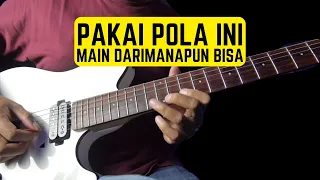 improvisasi melodi gitar dari nada dasar apapun gak akan sulit lagi pakai pola ini 