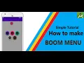 Simple Tutorial l BOOM MENU l Android Studio 2021 l