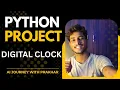Python GUI Digital Clock Project Easy Tkinter Tutorial for Beginners