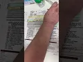 filling out lab requisition form