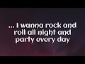 Download Lagu Kiss - Rock and Roll All Nite (lyrics)