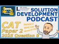 CAT Solution Development Grade 12 Paper 2 2025 Question 8 Mr Long Computer Terms Podcast