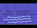 Introduction to Algorithms Book by Thomas H Cormen Part 2