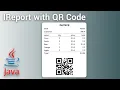 How to Print Report with QR Code using IReport with Java Swing