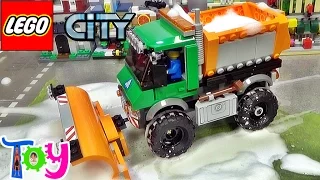 레고 시티 제설트럭 60083 눈치우는 자동차 조립 리뷰 Lego City Snowplow Truck Car