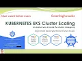 Kubernetes EKS Cluster Scaling An easiest way to scale the EKS cluster nodegroup