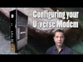 How to configure U-Verse to work with a home router