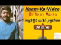 MySQL with Python in just 30 mins Full Practical Vinay Mishra