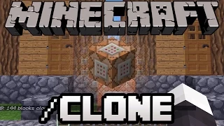 clone Command Tutorial Minecraft 1 8