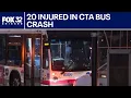 20 injured in CTA bus crash