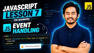JavaScript for Beginners - Lesson 7 Event Handling with onclick deepes esigns