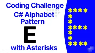 C star pattern Asterisks pattern Alphabet Pattern Print E