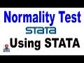 Normality Test Using STATA
