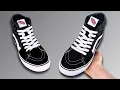HOW TO LACE HIGH TOP VANS STANDARD WAY Sk8 Hi Lacing