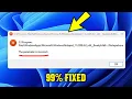 C Program Files WindowsApps The Parameter Is Incorrect in Windows 11 10 - How To Fix Error