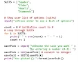 Python List Tricks A Menu of Items Part 2