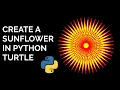 Python turtle - Creating Sunflower Python turtle tutorial Code Problem