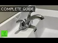 How To Install Bathroom Faucet And Drain Moen Adler Collection