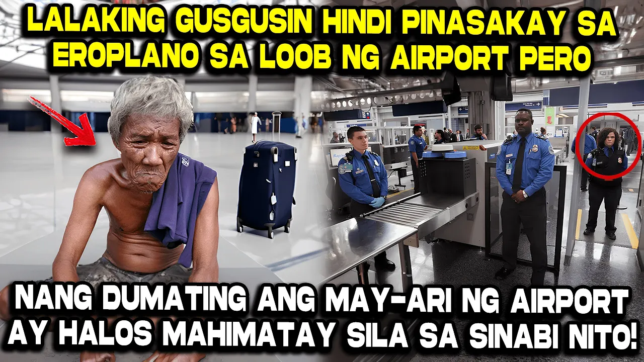 Outline Video Hindi Pinasakay sa Eroplano ang Gusgusing Lalaki, Hanggang sa...