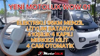  new motolux wow 01 electric 4 seater 4 door lithium battery fast charging 