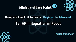 React JS Tutorials Master API Integration in React JS React JS From Beginner to Advanced