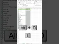 How to create a drop down list in excel