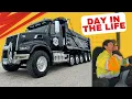 DAY IN THE LIFE OF A DUMP TRUCK DRIVER POV