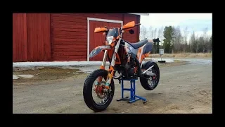 Ajelua KTM EXC125 //Poliisit sakottaa!