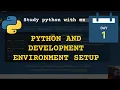 PYTHON PYCHARM SETUP - LEARN PYTHON WITH ME DAY 1