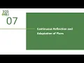 Module 6 - Section 7 Continuous Reflection and Adaptation of Plans