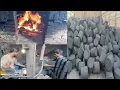 Download Lagu Making process of charcoal briquettes used as fuel in fire || How to make charcoal briquettes|