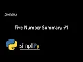 Statistics - Five-Number Summary